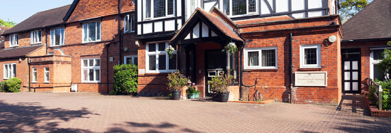 Exterior view of Southborough Care Home