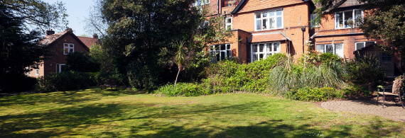 photo of a southborough care home red brick building