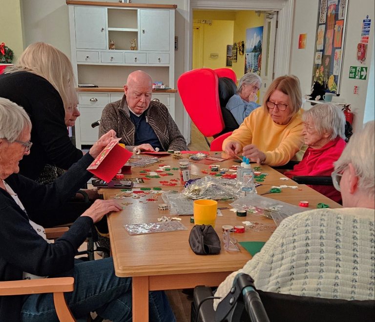 People enjoying a Christmas at Oaklands